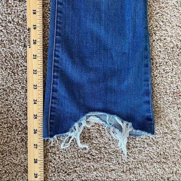 𝅺madewell Cali Demi-Boot Jeans in Bronson Wash: Button-Front Edition Size 27 - Picture 13 of 13
